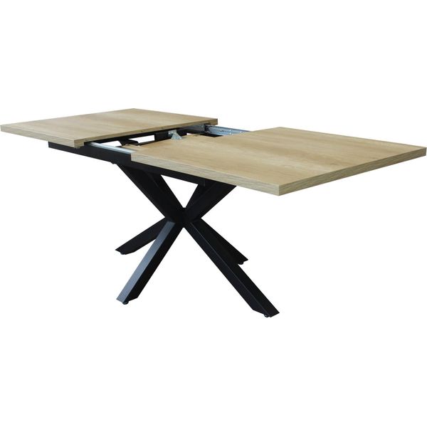 Milanihome.It - Tavolo Da Pranzo Allungabile Di Design Cm 90 L X 160 P X 75 Hdi Coloremarrone-image