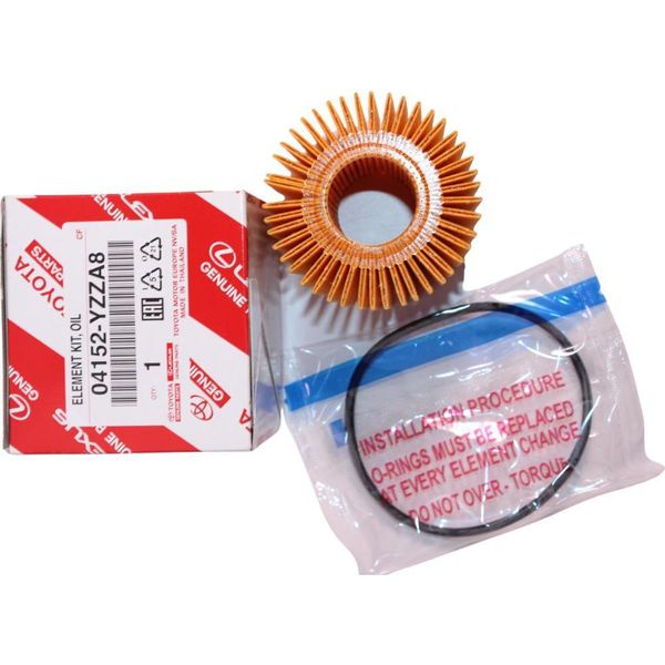 Toyota Corolla Yaris Auris Verso Filtro Olio Originale 04152-YZZA8 Oe-image