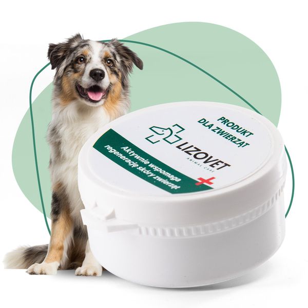 Lizovet Balsamo Per La Cura Della Pelle Degli Animali, Favorisce La Rigenerazione Della Pelle, Antibatterico, Idratante Per Cani, Gatti 150 Ml-image