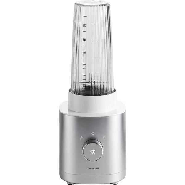 Zwilling Enfinigy Frullatore E Smoothie Maker, Frullatore Con Lama Trasversale In Acciaio Inox E Motore Ad Alte Prestazioni Da 600 Watt, Argento-image
