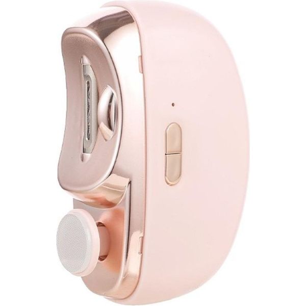 Inf Tagliaunghie E Lima Elettrica 2-In-1 - Cura Unghie Sicura E Facile Rosa-image