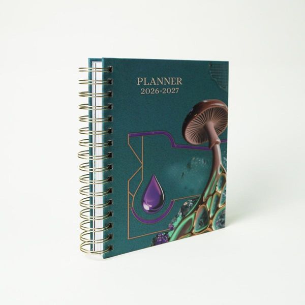 Inf Agenda 2026 - Quaderno Spirale Con Copertina Rigida, Segnalibri E Carta Spessa-image