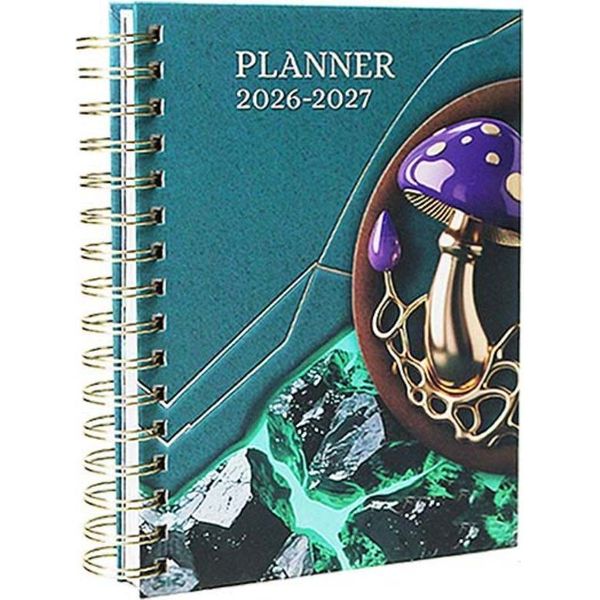 Inf Agenda 2026-2027 - Quaderno Spirale Rigido Con Segnalibri E Carta Spessa-image