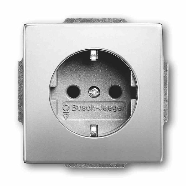 BUSCH-JAEGER Presa Di Corrente 1F Edst Mt In Acciaio Inox Puro Da Incasso IP20 Zp-image