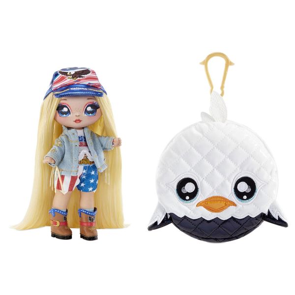 Mga Entertainment 579236EUCGR - Na! Bene! Na! Bambola Fashion A Sorpresa 2 In 1 E Borsa Glam Serie 2 In Pdq - Erika Featherton-image