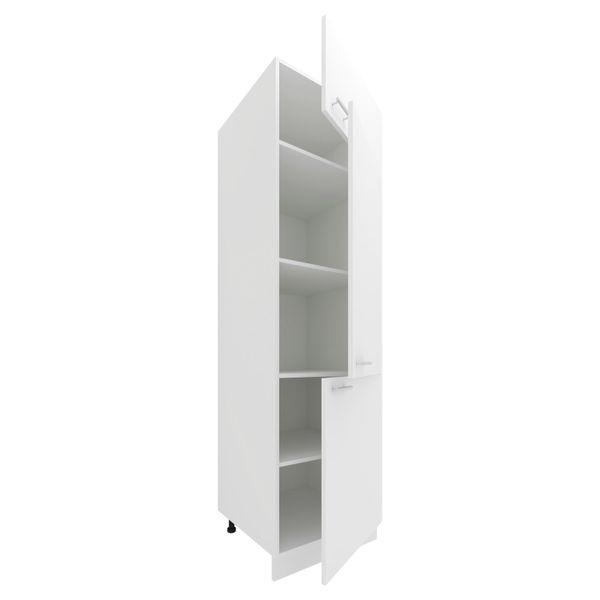 Armadio Per Mobili Da Cucina Esilo Bianco A. 207 X L. 60 X P. 57 Cm-image