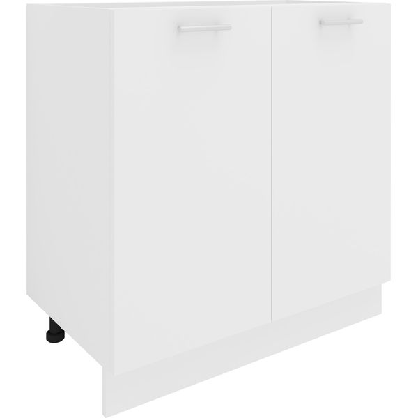 Armadio Per Mobili Da Cucina Esilo Bianco A. 82 X L. 80 X P. 46 Cm-image