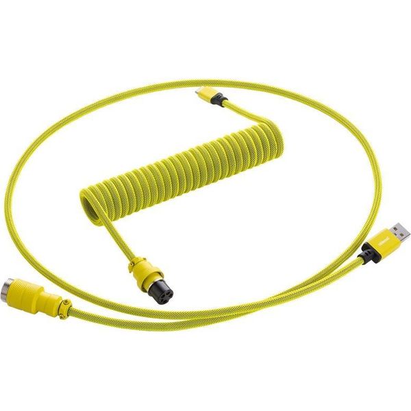 Cablemod Pro Cavo A Spirale Per Tastiera Da USB-C A Usb Tipo A - Giallo-image