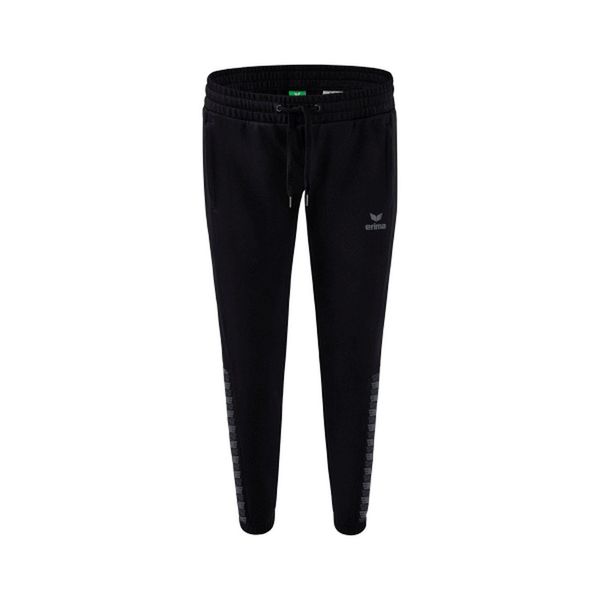 Erima Football Essential Team Sweatpants Donna Nero Grigio Taglia 34-image