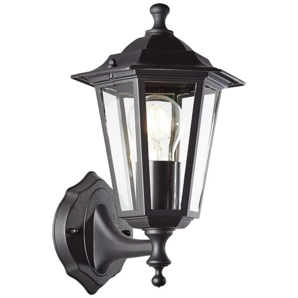 Brillante Applique Da Esterno Carleen | Luce Decorativa Da Esterno | Nero | 1X E27 Max. 60 W | IP44-image