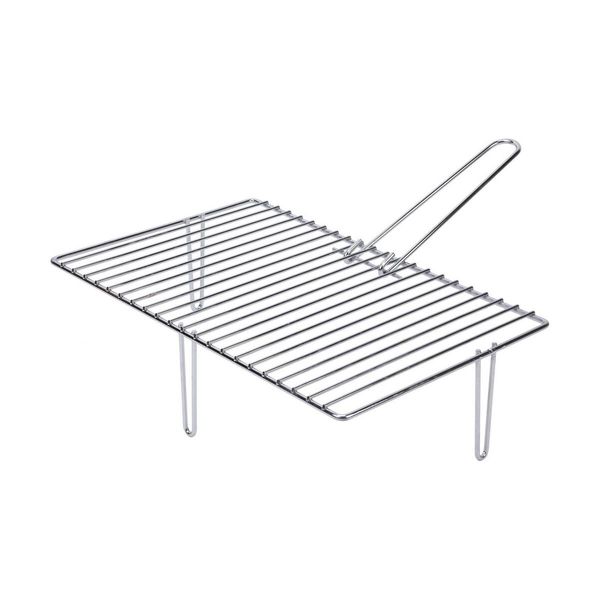Griglia Zincata A 3 Gambe Per Caminetti. 46,6X28Cm-image