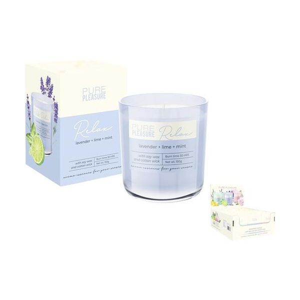 Candela Profumata In Vetro Pure Pleasure Relax 150 G-image