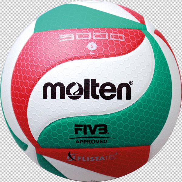 Molten V5M5000-DE Pallone Da Pallavolo Bianco Verde Rosso Misura 5-image