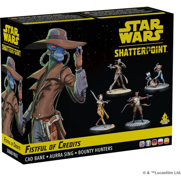 Star Wars Shatterpoint Pugno Di Crediti Cad Bane Squad Pack-image