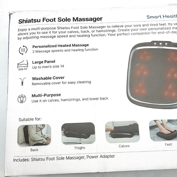 Massaggiatore Per Piedi Renpho Massaggiatore Per Piedi Elettrico Shiatsu A Calore Regolabile-image