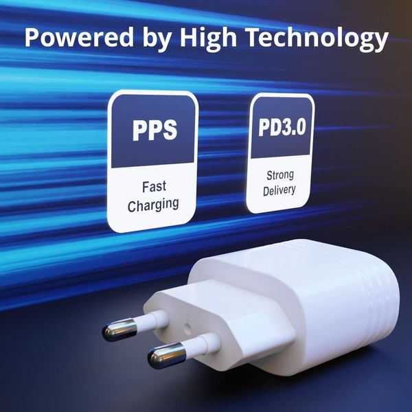 Solum AH54P094W7 Caricatore Solum 25W USB-C Bianco-image