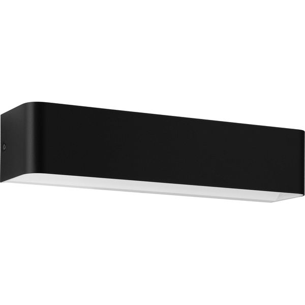 Sania 4 Lampada Da Parete/Soffitto Illuminazione - L36,5 X H8 X AL9 Cm - Nero, Bianco - 12W Incl. - IP20-image