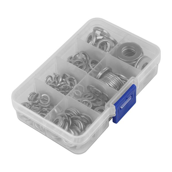 Rondella In Acciaio Inox, Rondella Piatta, Rondella Elastica, Rondella M5, Rondella M6, Rondella M8, Rondella M10-image