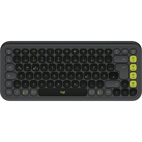 Logitech Pop Icon Keys - Tastiera - Senza Fili - Bluetooth Le - Qwertz - Tedesco - Grafite, Verde (920-013059)-image