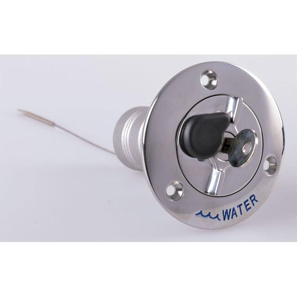 Talamex Deck Top Con Serratura A Cilindro 38 Mm Argento Taglia Unica-image