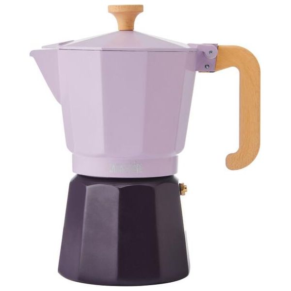 Caffettiera Per Caffè Espresso La CafetièRe 6 Tazze - Design Bicolore Viola-image