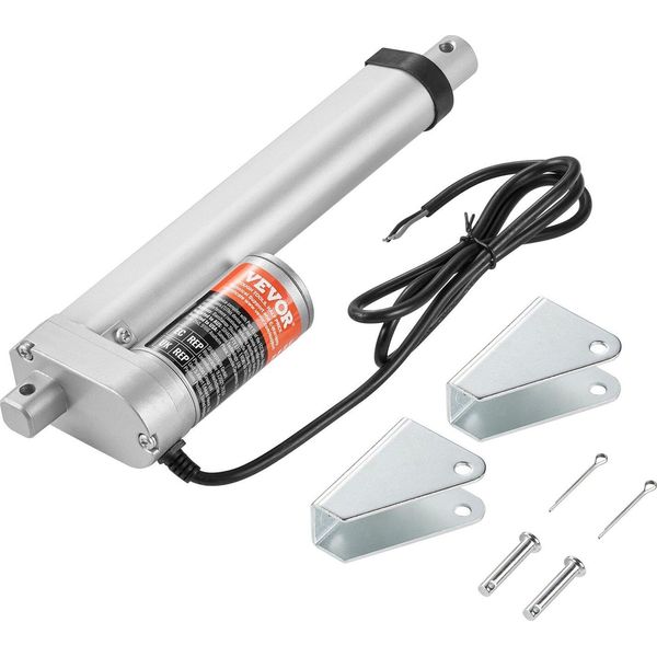 1500N Attuatore Lineare Dc 12V Attuatore Lineare IP54 Motore Lineare Elettrico Lunghezza Corsa 150 Mm Livello Di Rumore ≤60Db Apriporta Elettrico 5Mm/S Velocità Di Traslazione Tecnologia Lineare Attuatore Di Regolazione-image