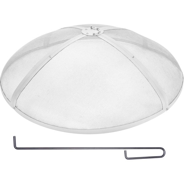 Parascintille Per Focolari φ914 X 245 Mm Griglia Per Caminetto Parascintille In Acciaio Inox Cofano Per Scintille Con Fori A Maglia Da 2 Mm Coppa Per Caminetto Parascintille Ideale Per Caminetti Focolari E Caminetti-image