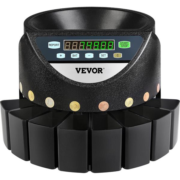 Macchina Contamonete 220 V, Selezionatrice Di Monete 300 Monete Al Minuto, Selezionatrice Di Monete 700 Monete, Contamonete Euro Con 8 Cassette Di Raccolta, Contadenaro, Per Metropolitane-image