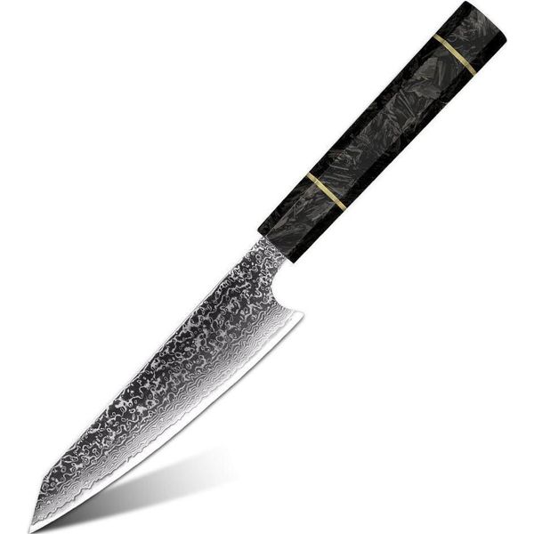 Coltello Da Cucina Damasco TS-37449 - Utilità/Nero KP37449-image