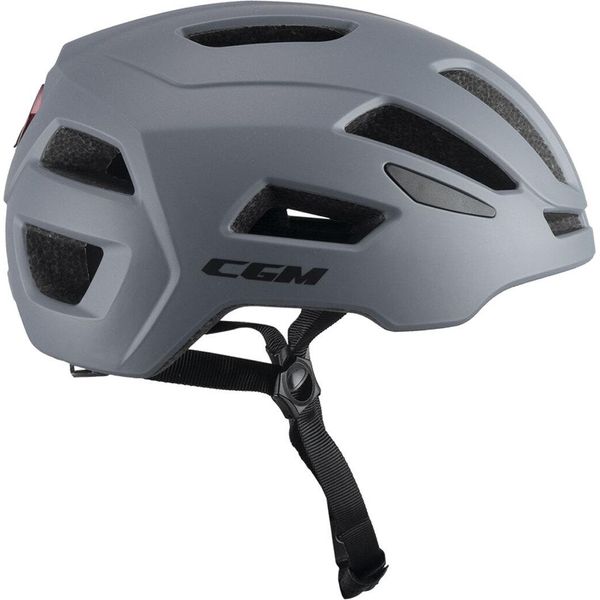 Casco Da Bicicletta Omologato Cgm 854A Viale Mono Matt Gray Taglia L-image