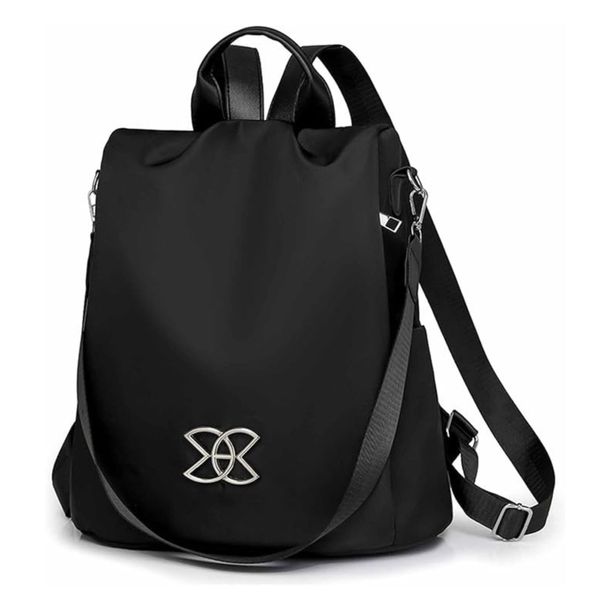 Zaino Da Donna Antifurto, Zaino Da Donna Impermeabile Con Cinghie Regolabili - Elipack Nero-image