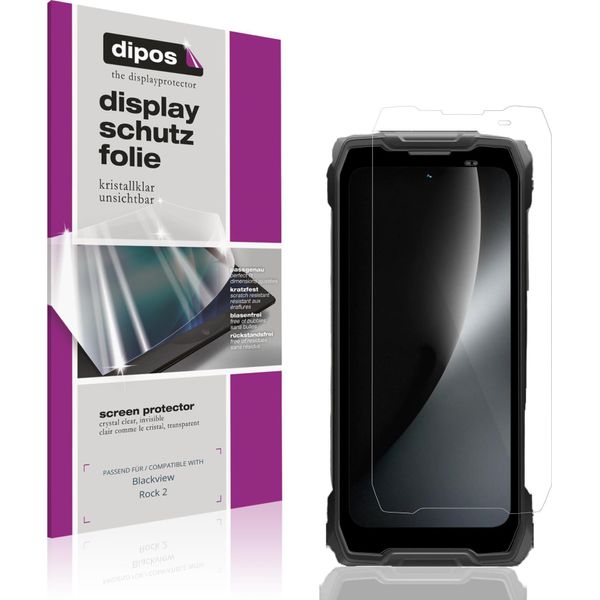 4X Pellicola Protettiva Per Blackview Rock 2 Protezione Schermo Claro Display Dipos-image