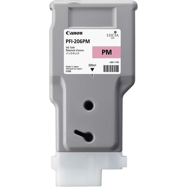 Canon PFI-206 Pm Cartuccia D'inchiostro 1 Pz Originale Magenta Per Foto-image