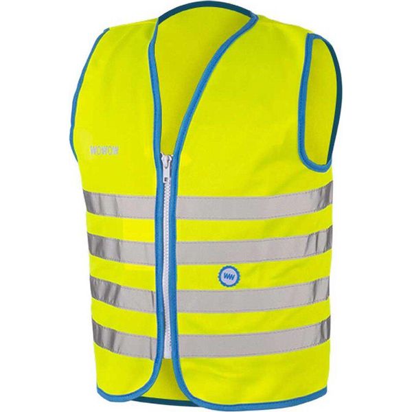 Wowow Gilet Di Sicurezza Fun Jacket Per Bambini Giallo Con Strisce Riflettenti M-image