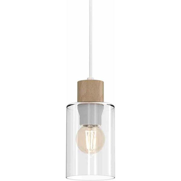 Milagro Madera Lampadario A Sospensione MLP8554 Bianco-image