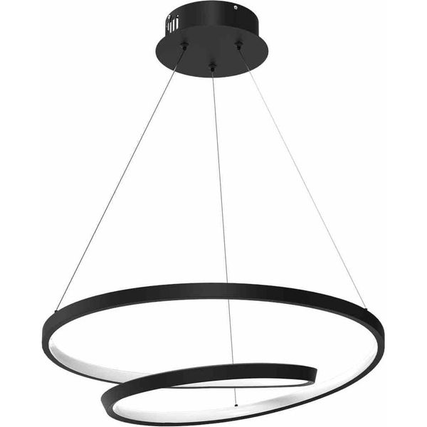 Lucero Lampada A Sospensione Led Nera Milagro 7948-image