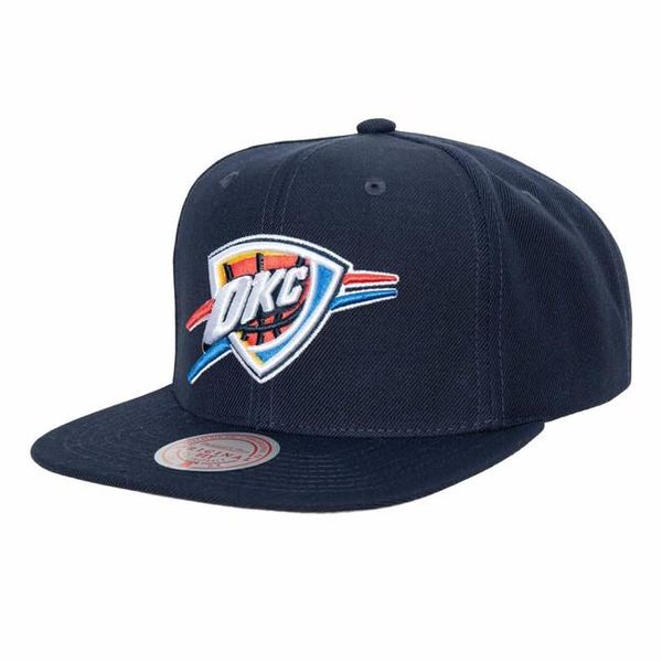 KšIltovka Mitchell & Ness Snapback Oklahoma City Thunder Team Ground 2.0 Snapback Navy - Uni-image