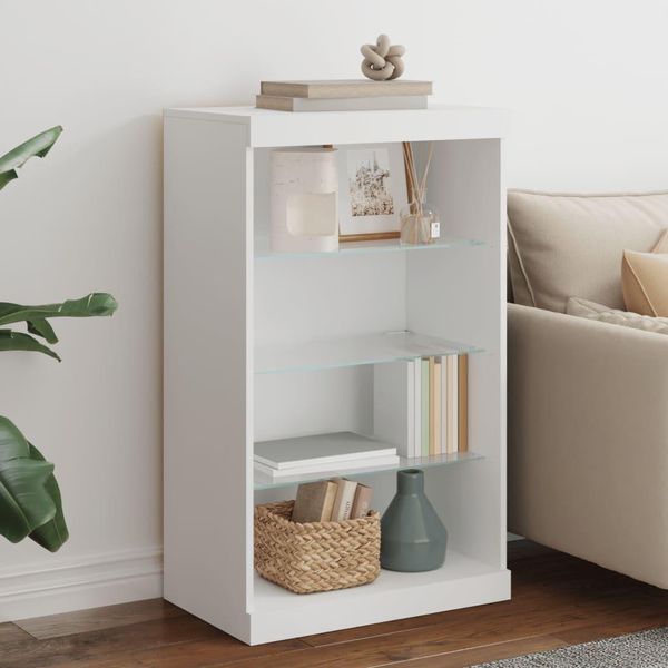 Maison Exclusive - Credenza Con Luci Led Bianche 60,5X37X100 Cm-image