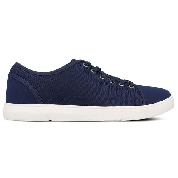 Clarks Sneakers Uomo Lander Cap In Tessuto Blu Scuro Leggero Clarks Sneakers Uomo Lander Cap In Tessuto Blu Scuro Leggero 41-image