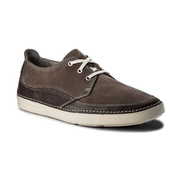 Clarks Gosler Edge Scarpe Da Uomo In Pelle Marrone Metà Clarks Gosler Edge Scarpe Da Uomo In Pelle Marrone 40-image