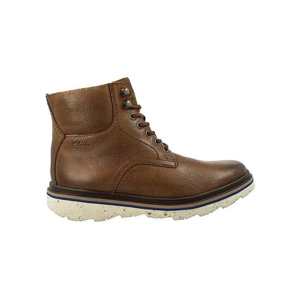 Clarks Frelan Top Pelle Marrone Scarpe Da Uomo Clarks Frelan Top Pelle Marrone Scarpe Da Uomo 41-image