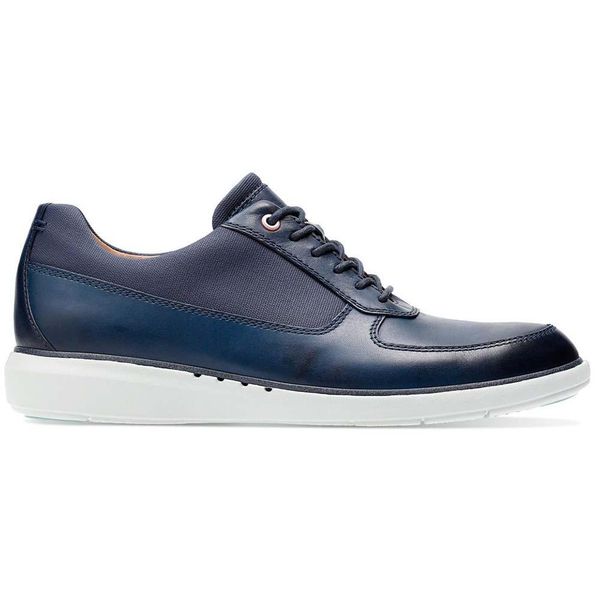 Clarks Un Voyage Lace Scarpe Da Uomo In Pelle Blu Navy Clarks Un Voyage Lace Scarpe Da Uomo In Pelle Blu Navy 45-image