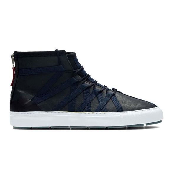 Clarks Laika Top Da Uomo In Pelle Blu Navy Alta Clarks Laika Top Da Uomo In Pelle Blu Navy Alta 42-image