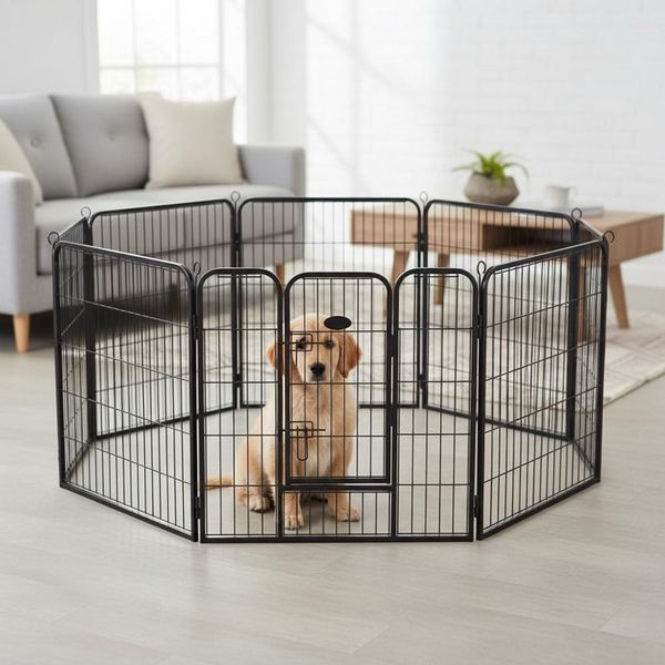 Box Per Cuccioli 60X80Cm Recinto Per Animali Recinto Per Cani Box Per Gatti-image