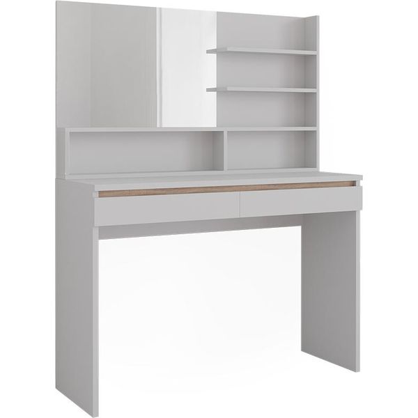 Vicco Tavolo Da Toilette Emma, 120 Cm Con Ripiano A Specchio, Bianco-image