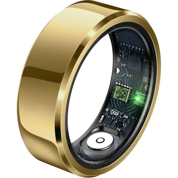 Anello Intelligente In Alligatore Oro Taglia 8-image