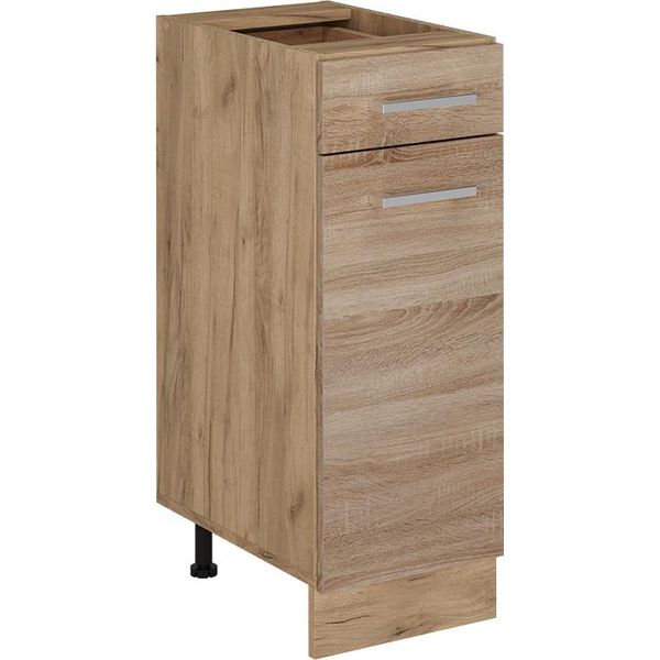 Vicco Mobiletto Base Per Cucina R-Line, 30 Cm Senza Piano Di Lavoro, Sonoma/Quercia Dorata-image