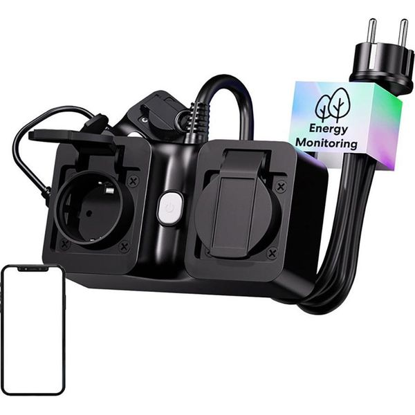Meross Smart Home WI-FI Plug/Indoor/Outd MOP320MA-EU Meross-image