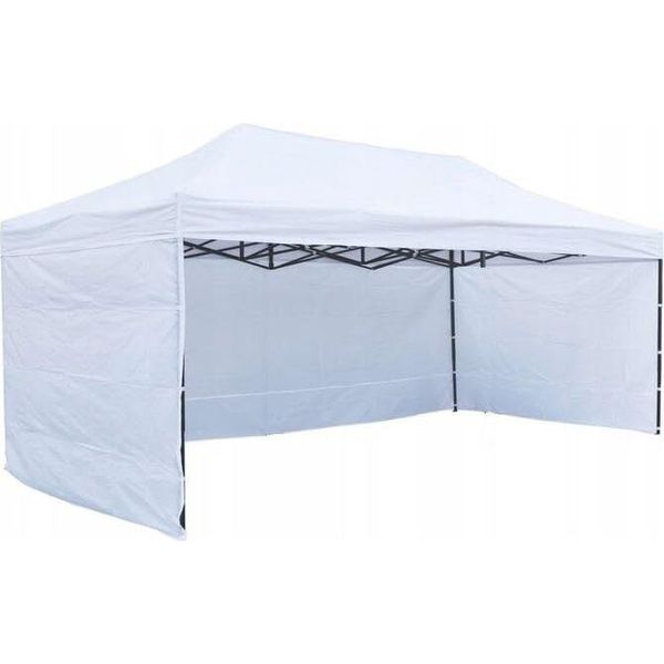 Padiglione Bdw, Tenda, Tenda Da Festa Per Giardino, Terrazza, Fiera - Padiglione, Bianco-image