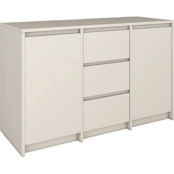 Bdw, Cassettiera, Credenza Soggiorno, 120X100Cm, Cashmere-image